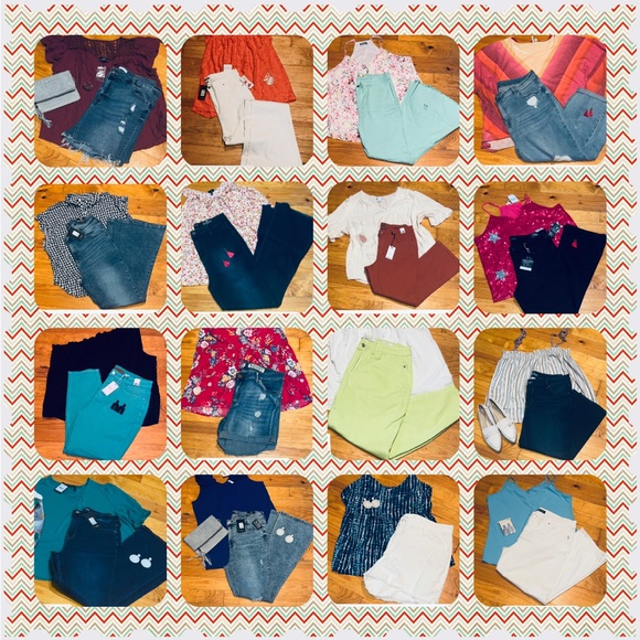 MYSTERY BOX - 2x 16w Plus Size Tops Pants Shorts Dress Swimsuit Blouse Shoes 10 - Picture 3 of 15